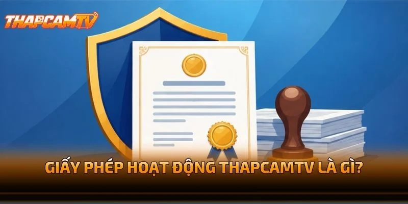 Giấy Phép Hoạt Động THAPCAMTV Là Gì?